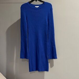 Beautiful Royal Blue Long Sleeve Dress